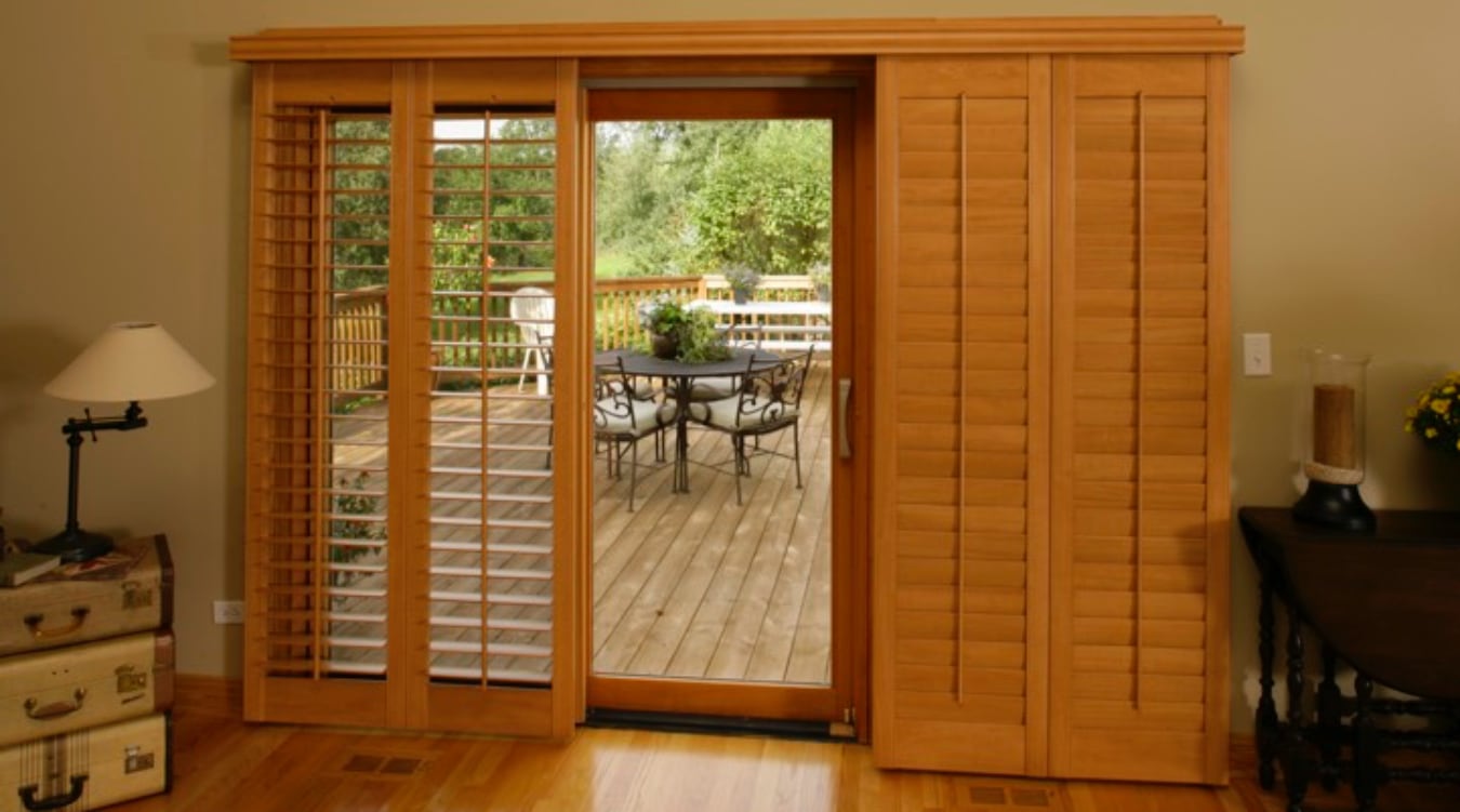 Blinds For Sliding Glass Doors sliding glass door shutters in boston | sunburst shutters boston, ma Blinds For Sliding Glass Doors sliding glass door shutters in boston | sunburst shutters boston, ma