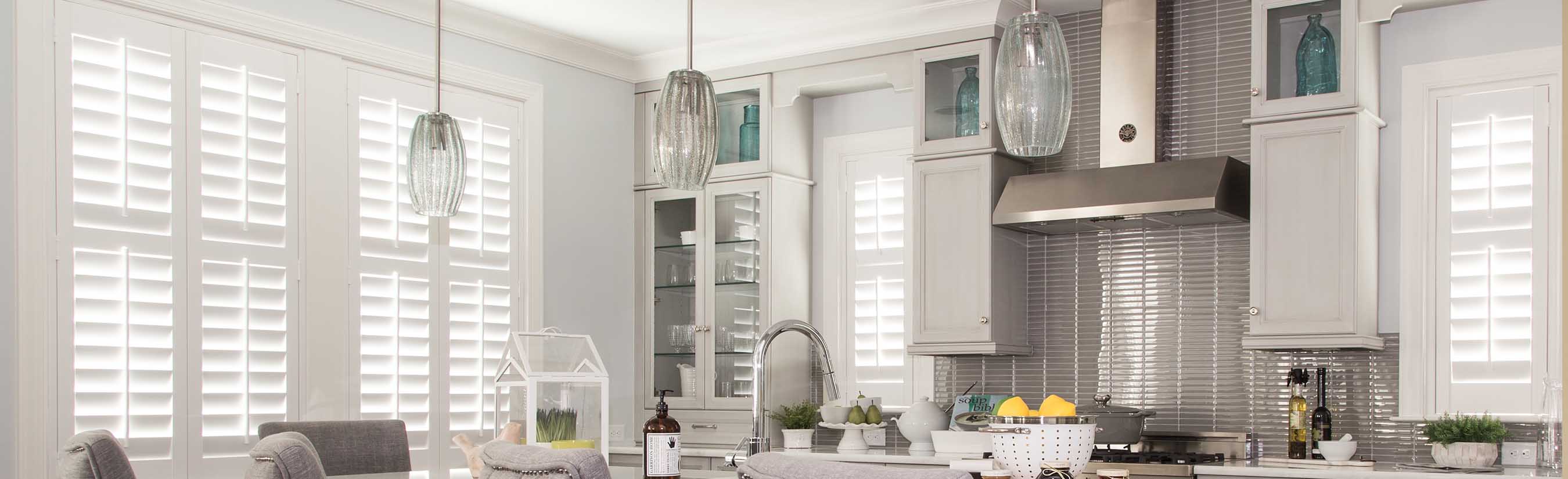 Shutters in kitchen