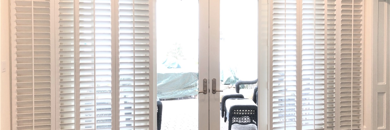 Sliding door shutters in Boston