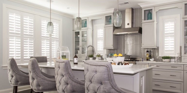 Kitchen Window Treatment Ideas Sunburst Shutters Boston