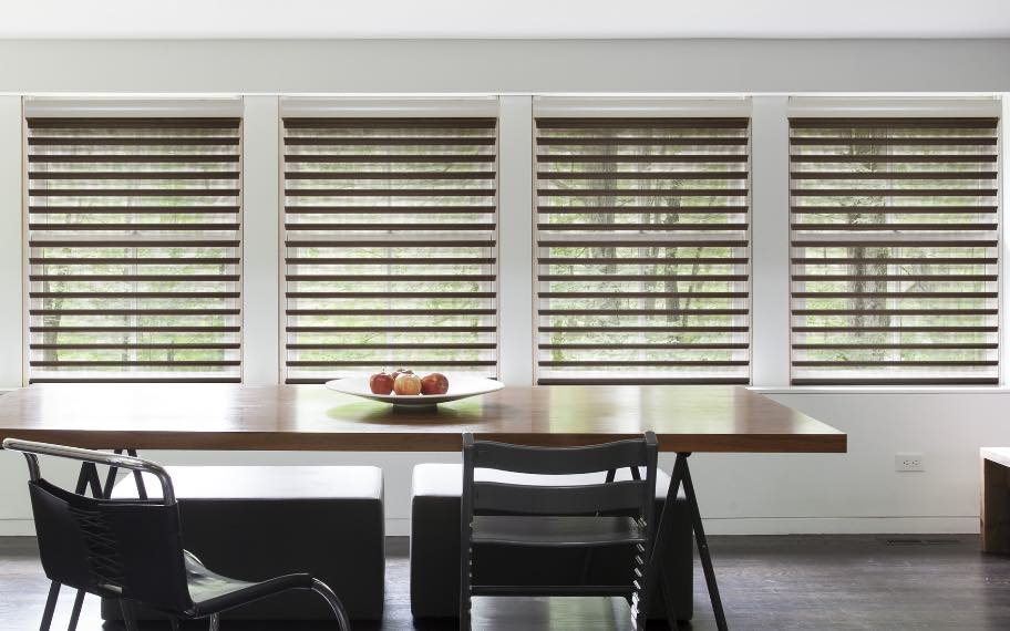 Shutters in a kitchen in Boston