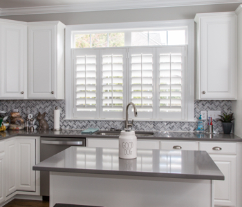 Stylish Design Shutters in Boston kitchen