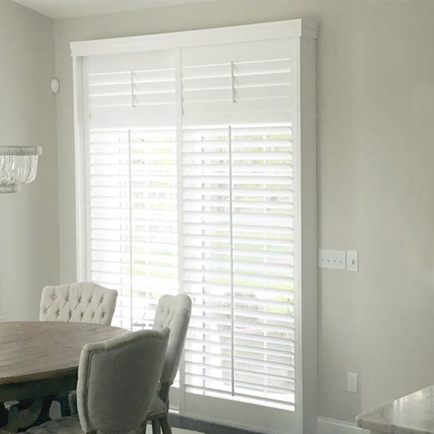 Sliding Glass Door Shutters Sunburst Shutters Boston