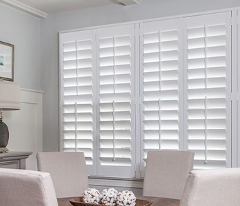 Shutters in Boston kitchen