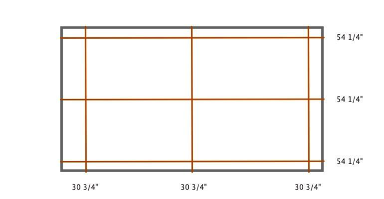 Boston interior shutter measurement diagram