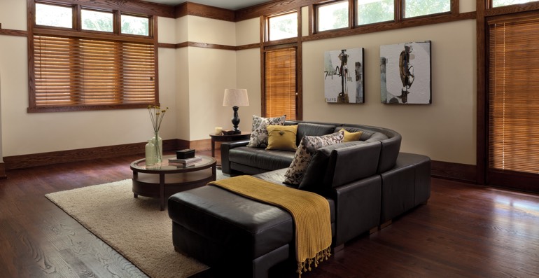 Boston hardwood floor and blinds